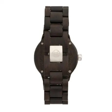 Earth Wood - Biscayne Bracelet Watch w/Date - Khaki/Tan