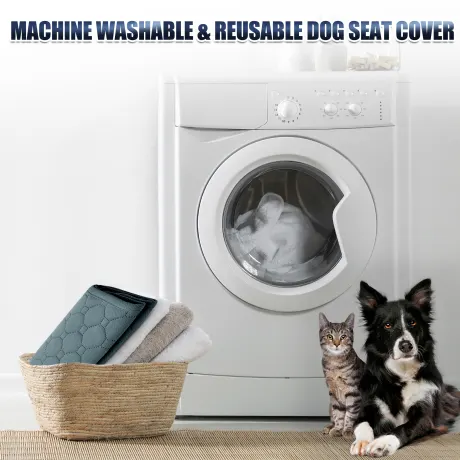 Unique Bargains- 2 Pcs Dog Seat Cover Reuse Car Seat Cover 60x45cm