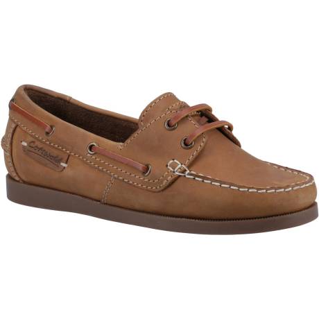 Cotswold - Womens/Ladies Waterlane Leather Boat Shoes