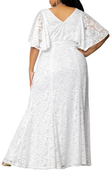 Kiyonna Clarissa Lace Wedding Gown (Plus Size)
