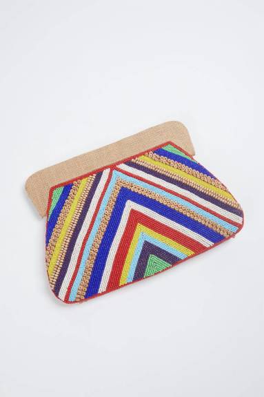ETHNiQUE - Vee Handmade Beaded Clutch Bag