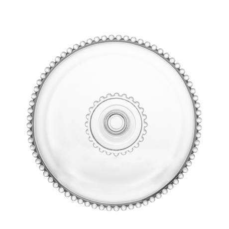 Pearl Collection Crystal Cake Stand 20x9cm