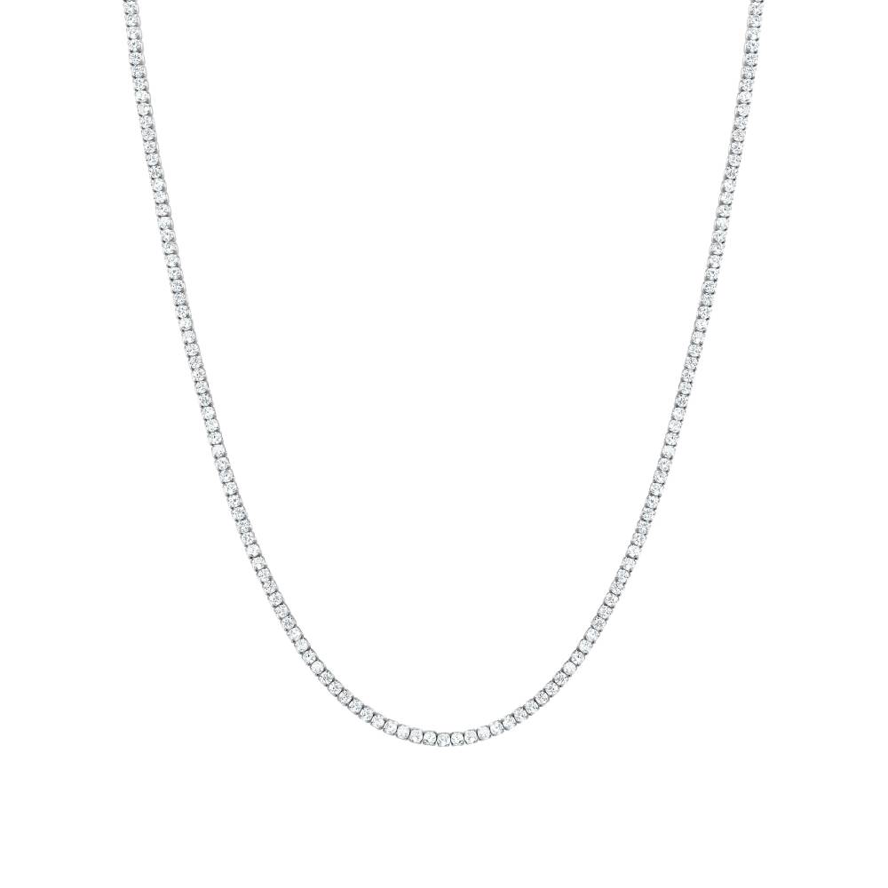 JSNOM Armband Damen Silber - Verstellbar Mit Zirkonia Edelstahl 316L