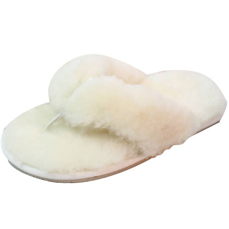 Eastern Counties Leather - Womens/Ladies Sheepskin Flip Flops