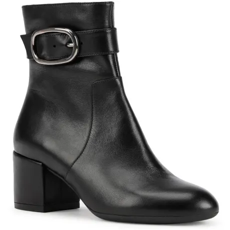 Geox - Womens/Ladies D Eleana Nappa Leather Ankle Boots