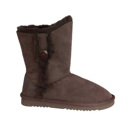 Eastern Counties Leather - Womens/Ladies Lacey Sheepskin Button Boots