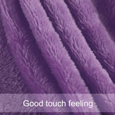 PiccoCasa- Flannel Fleece Soft Plush Microfiber Bed Blanket 60x78 Inch