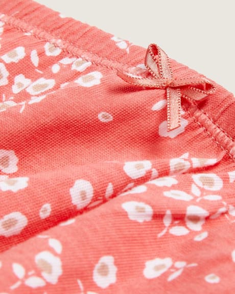 Culotte en coton à imprimé floral - ti VOGLIO