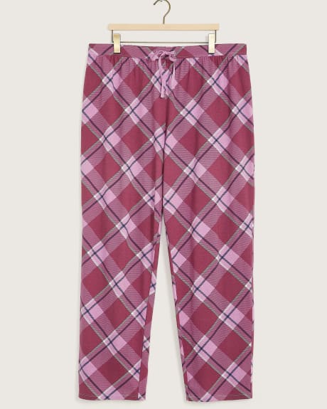 Pink Plaid Pyjama Pant - ti Voglio