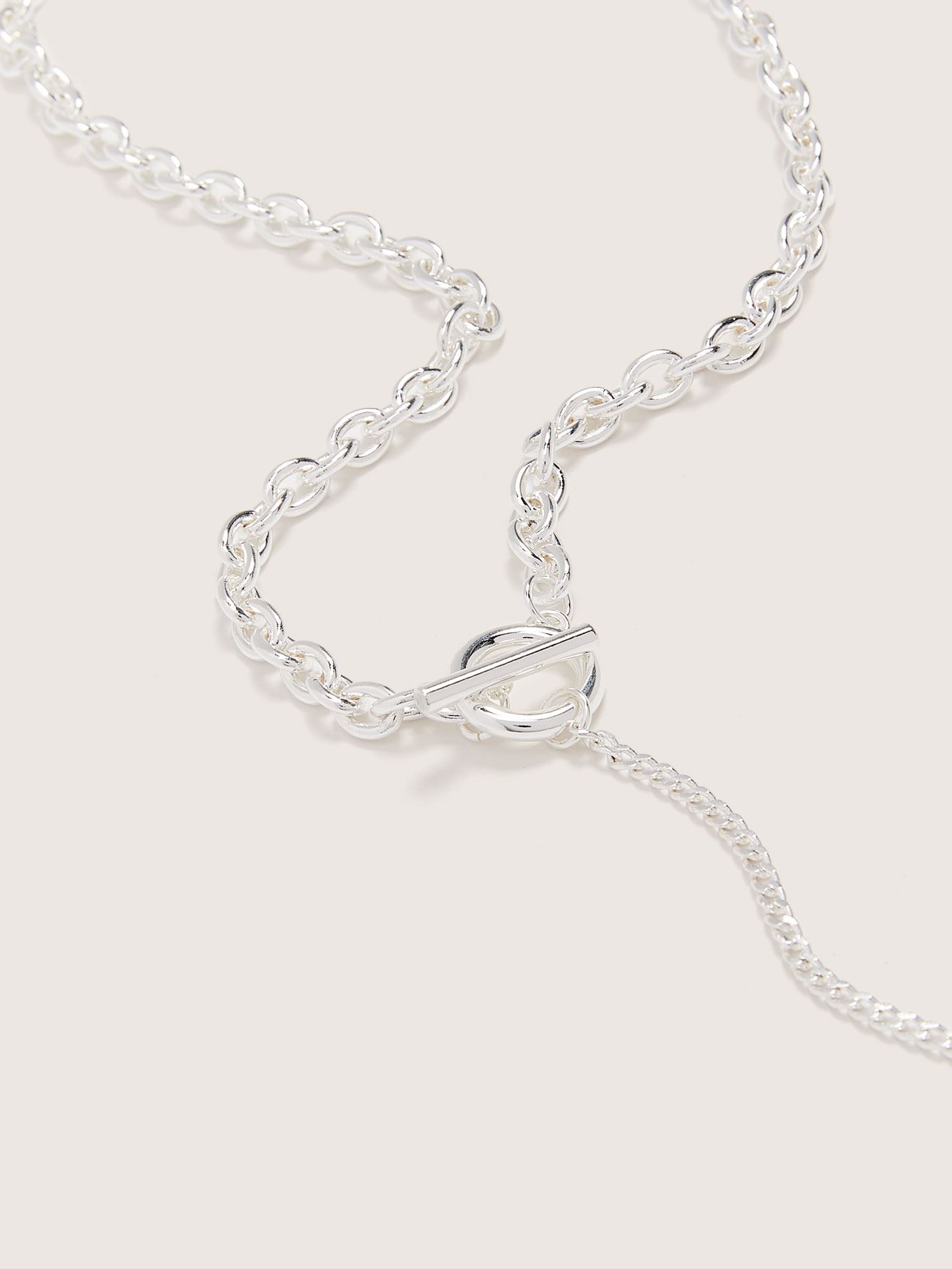 Silver Plated YShaped Necklace Addition Elle Penningtons