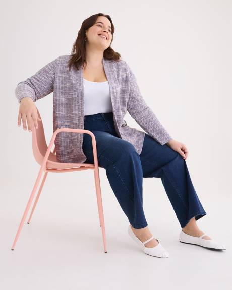 Long-Sleeve Knit Cardigan with Pockets