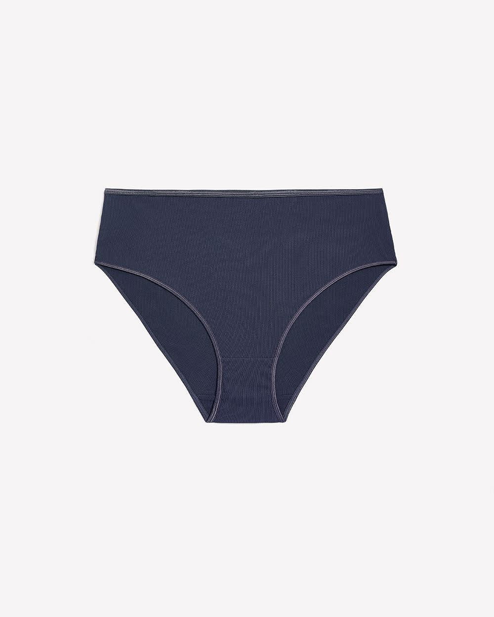 High-Cut Ribbed Knit Brief - ti Voglio