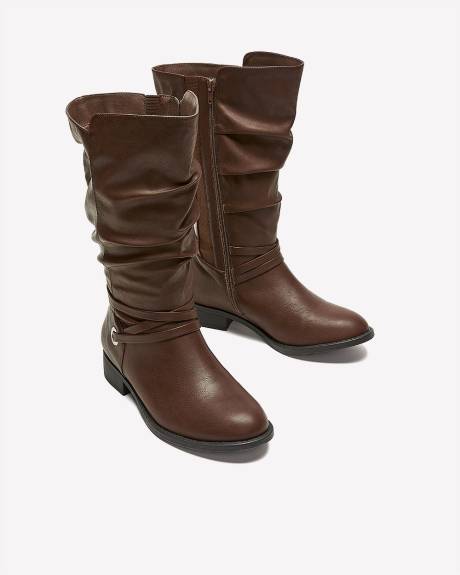 Extra Wide Width, Mid-Shaft Boot with Eyelet