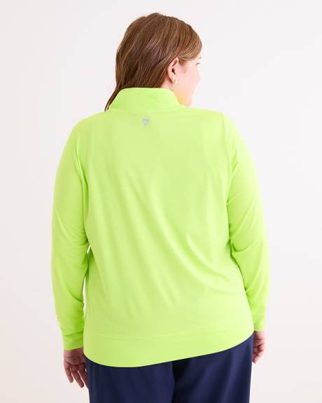 Mock Neck Zipped Jacket - Active Zone