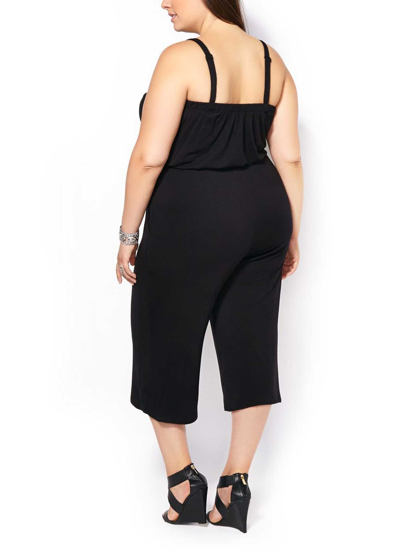 Sleeveless Jumpsuit with Removable Straps Penningtons