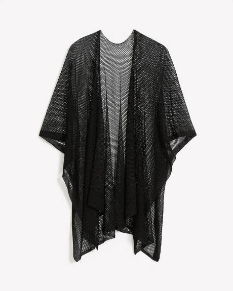Open Knit Cape