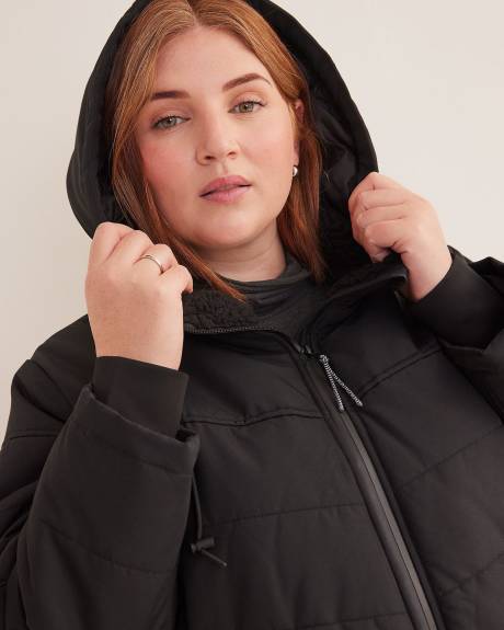 Manteau d'hiver matelassé, tissu responsable - Active Zone