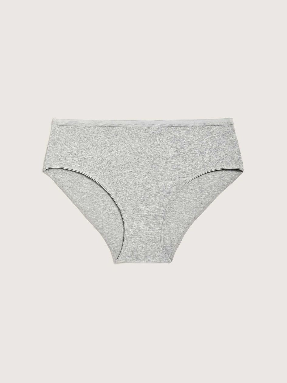 Heathered Cotton Hipster Panty - Addition Elle