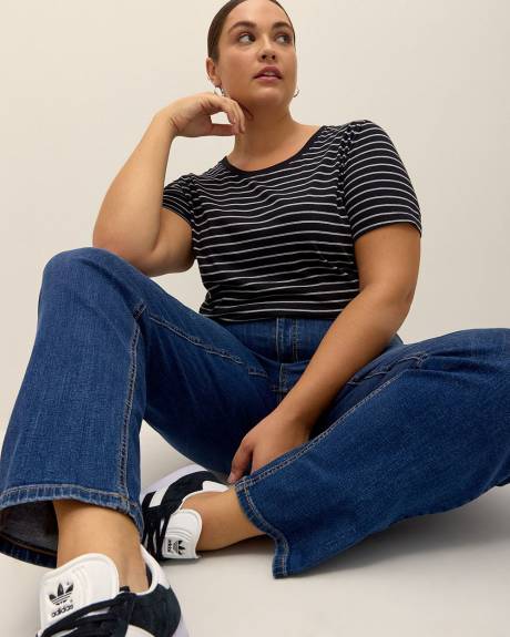Boyfriend-Fit Short-Sleeve T-Shirt - PENN. Essentials