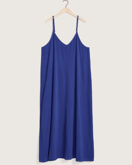 Maxi Solid Sleeveless Dress