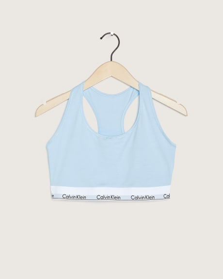 Unlined Cotton Bralette - Calvin Klein