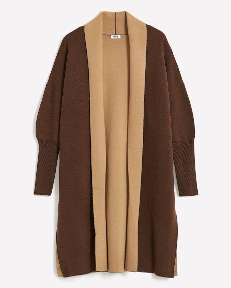 Long Double Knit Cardigan