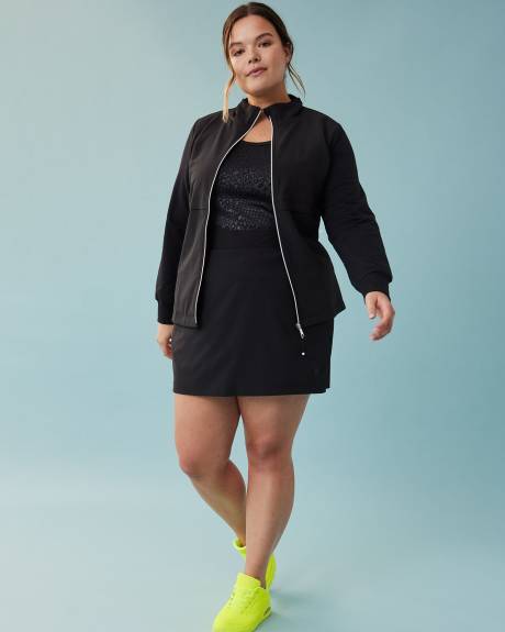 Manteau zippé à manches longues et col montant - Active Zone