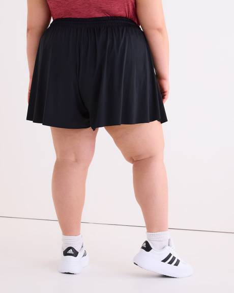 Black Flowy Runner Short - Active Zone