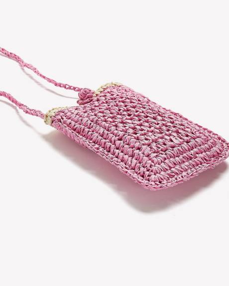 Paper Straw Cell Phone Bag
