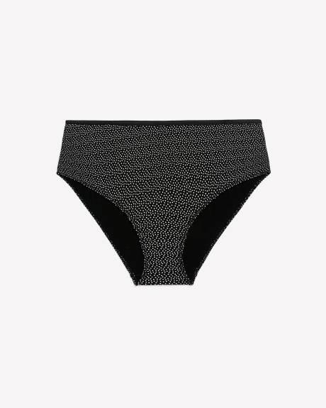 Culotte échancrée en coton avec imprimé à pois - ti Voglio
