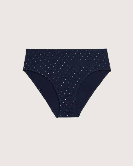 Culotte échancrée en coton à petits pois multicolores - ti VOGLIO