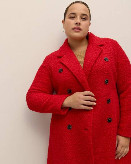 Manteau long à double boutonnage - Addition Elle