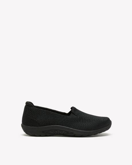 Wide Width, Black Reggae Fest Slip-On Shoe - Skechers