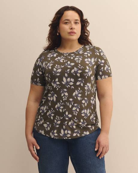 Printed Modern-Fit Tee - Addition Elle - PENN. Essentials
