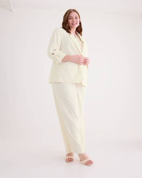 Fluid Single-Breasted Blazer