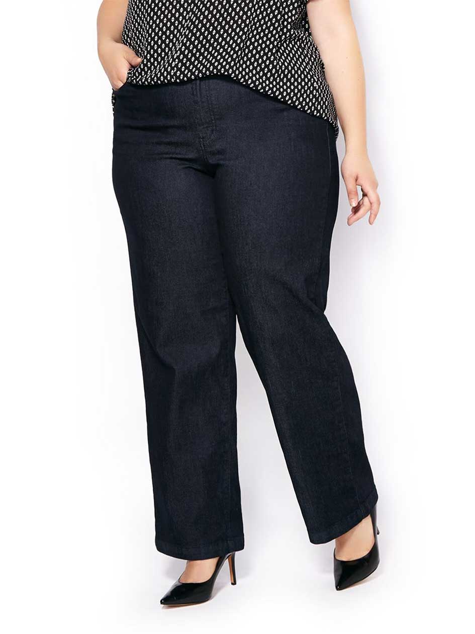 wide leg pants for curvy figure