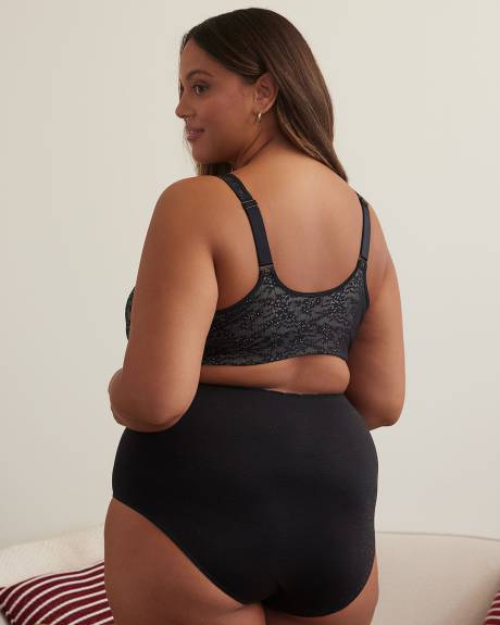 Soutien-gorge en dentelle noire avec fermeture avant, sans armatures - ti Voglio