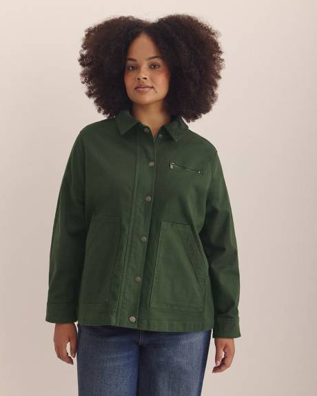 Manteau heritage en toile