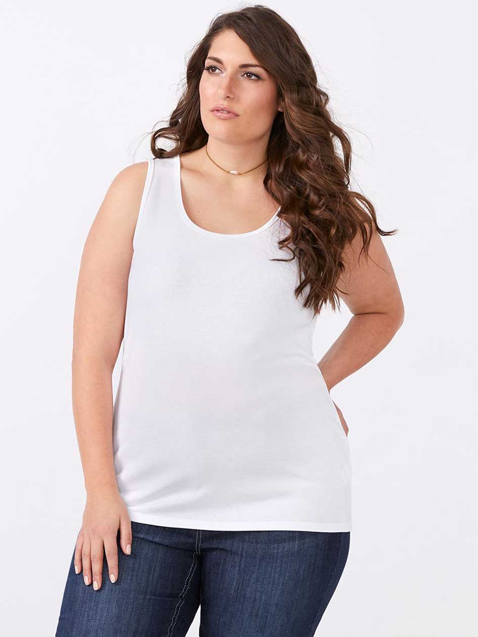 Camisole basique, coupe silhouette