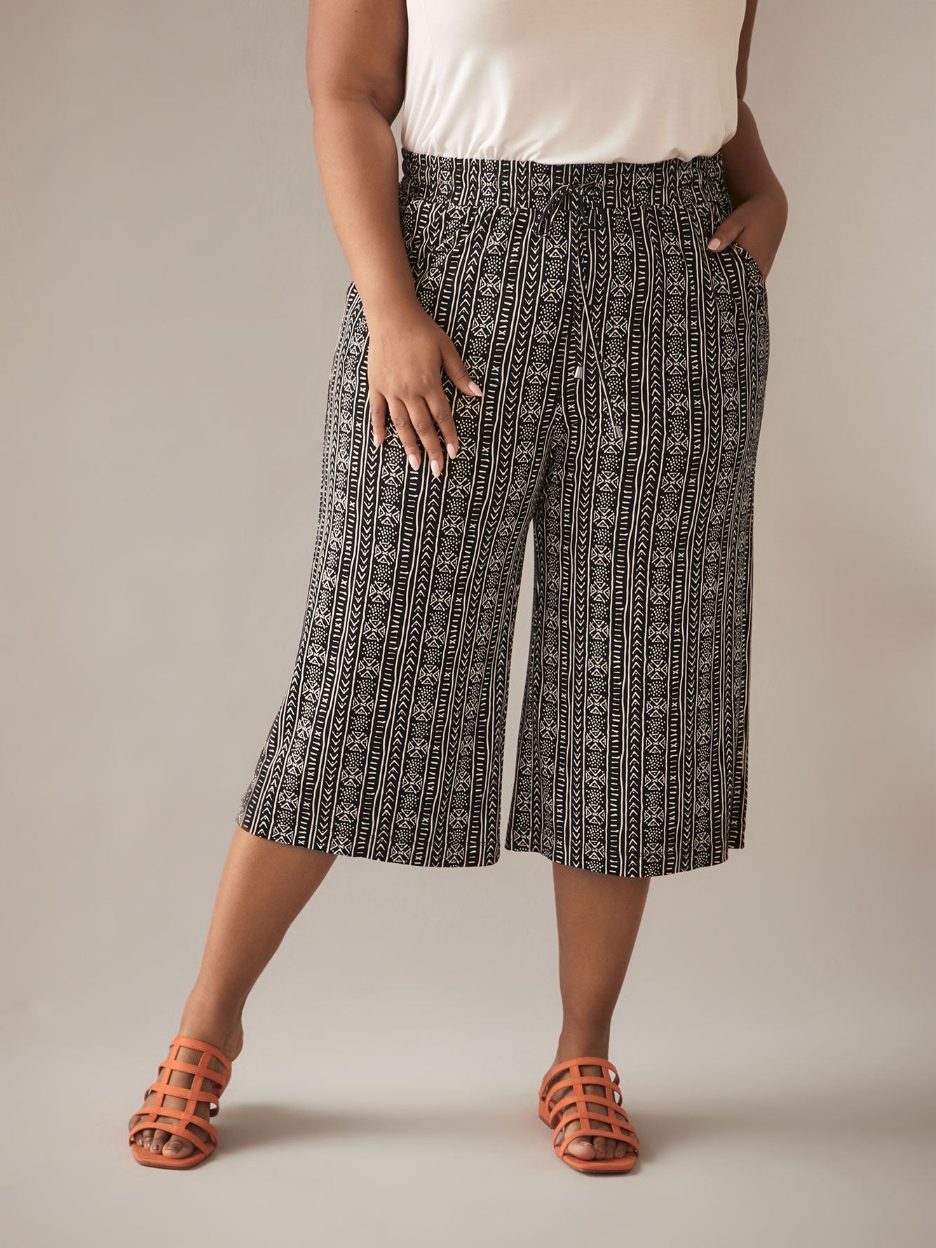 Printed Gaucho Pants - In Every Story | Penningtons