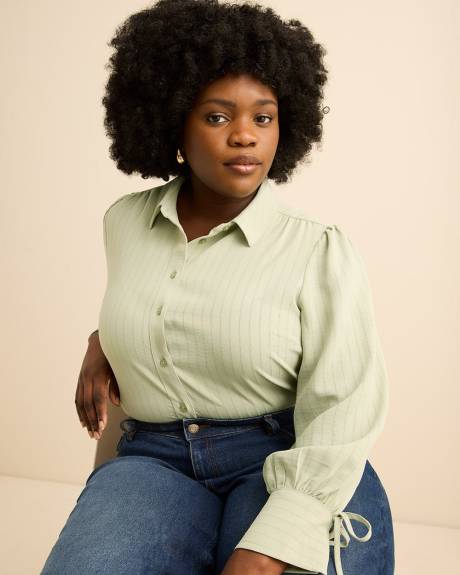 Blouse boutonn&eacute;e l&eacute;g&egrave;re - Addition Elle