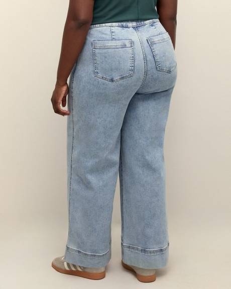 Responsible, High-Waisted Ultra Wide-Leg Sailor Jeans - Addition Elle