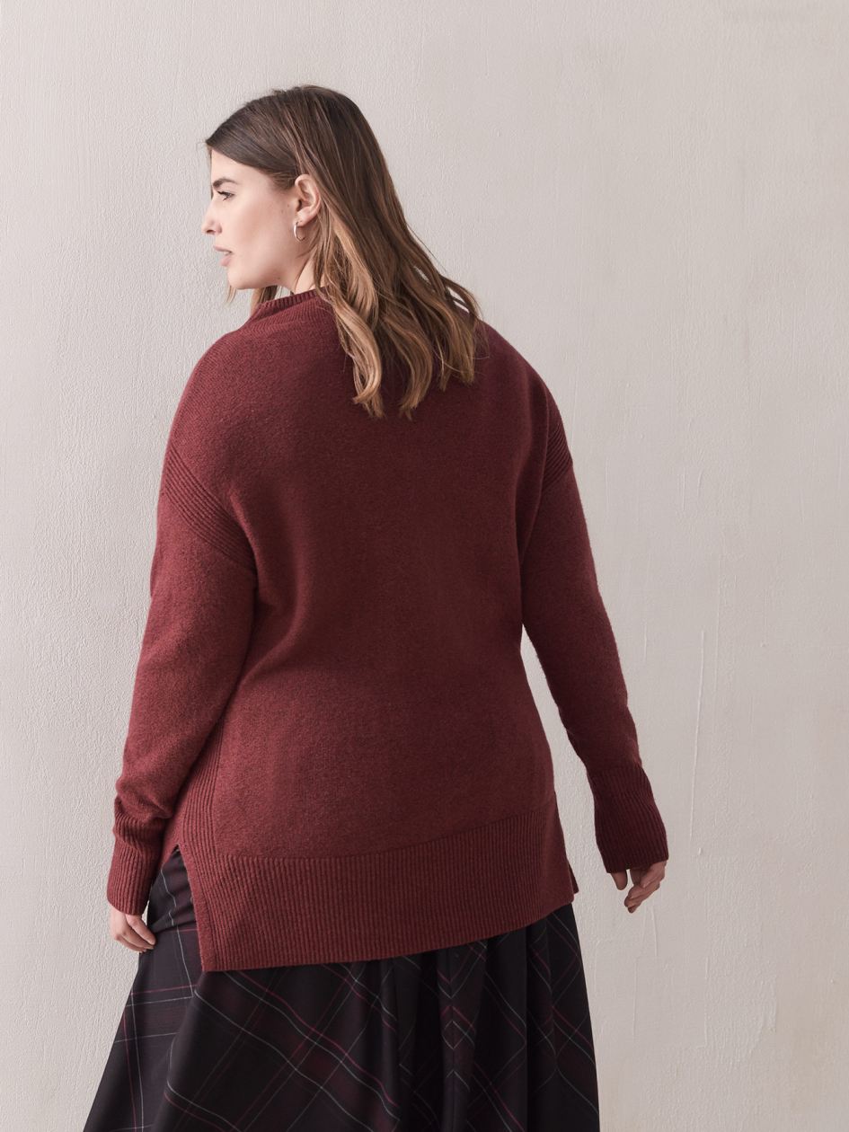 Hi-Low Funnel-Neck Sweater - In Every Story
