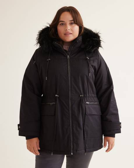 Responsible, Lined Parka Jacket with Removable Hood