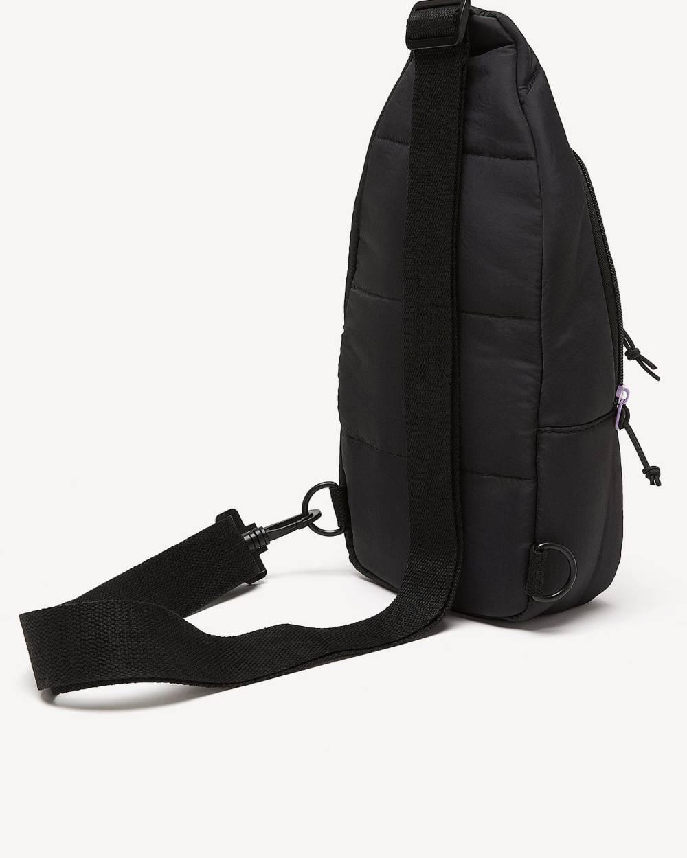 Nylon Sling Bag with Contrast Trim and Lining Active Zone Penningtons
