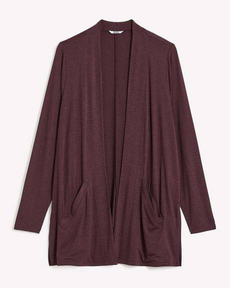 Heather Knit Cardigan with Pockets - PENN. Essentials
