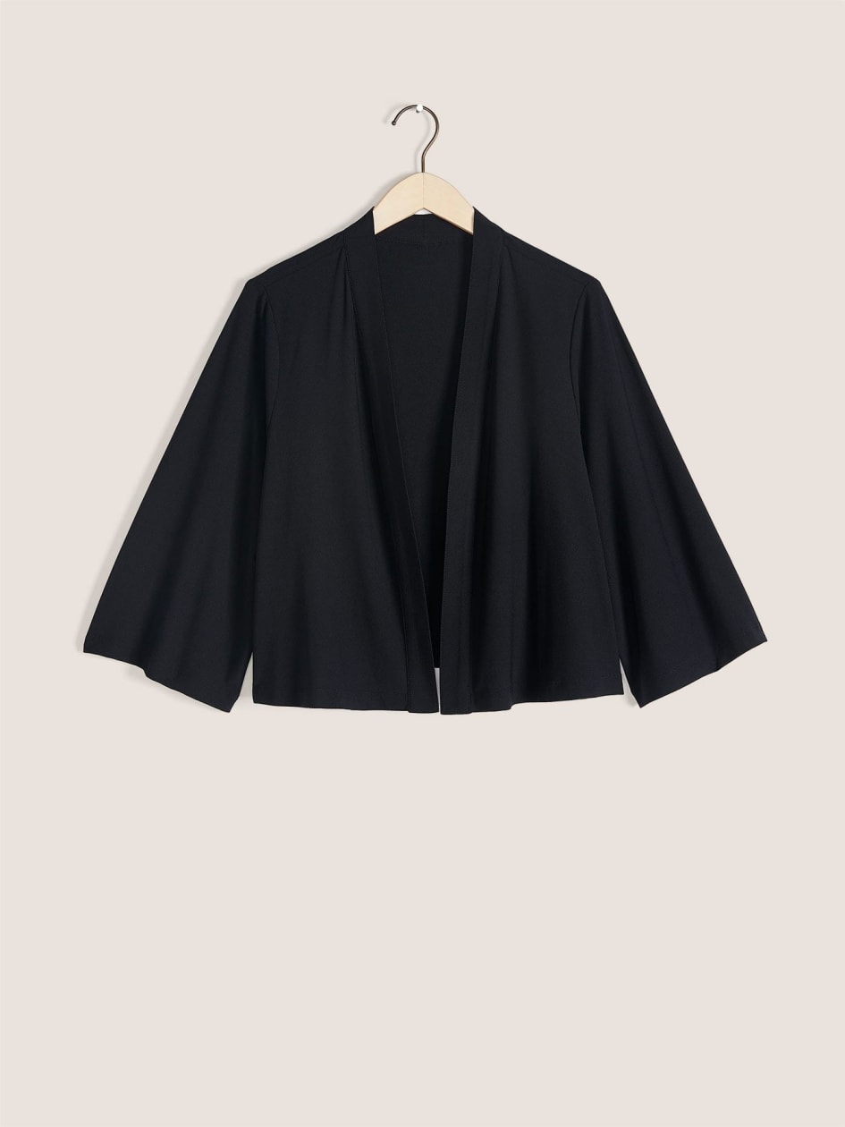 Kimono-Sleeve Cropped Cover-Up - In Every Story | Penningtons