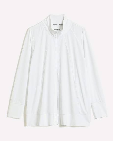 Veste texturé à col montant et fermture éclair - Active Zone