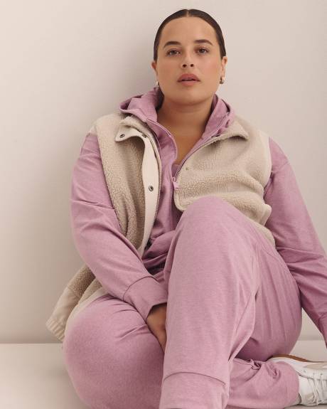 Jogger with Trompe-L'oeil Waistband - Active Zone