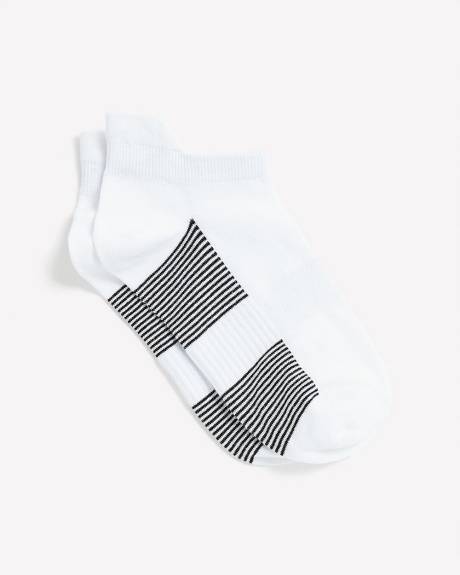 Ankle Sport Socks with Stripes - Active Zone